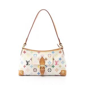 Louis Vuitton Eliza Shoulder Bag Canvas Leather Monogram Multicolor White